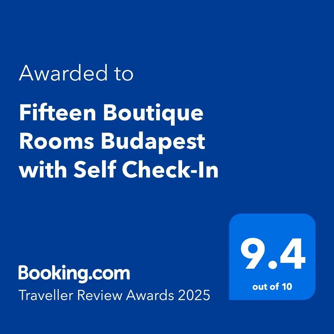Fifteen Boutique Rooms Budapest With Self Check-In בית הארחה